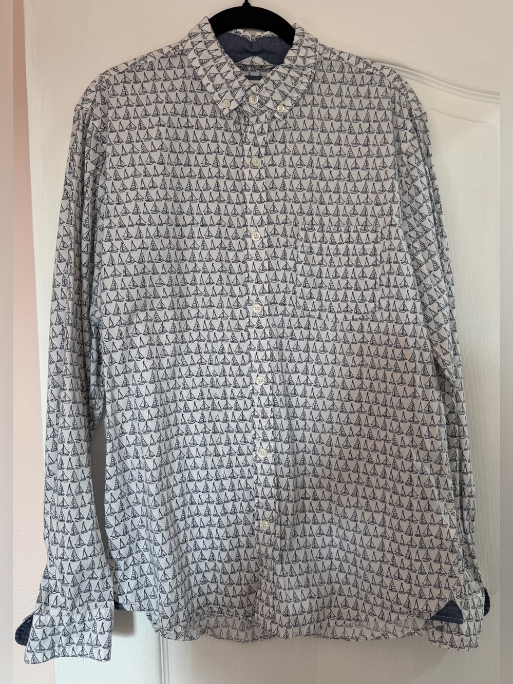Express Shirt with Sailboat Print